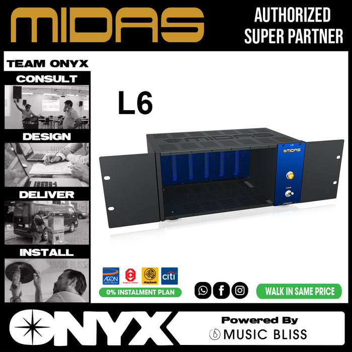 Midas Legend L6 500 Series Rackmount Chassis - Music Bliss Malaysia