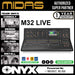 Midas M32 LIVE 40-channel Digital Mixer for Live Performance and Studio Recording (M32LIVE) - Music Bliss Malaysia