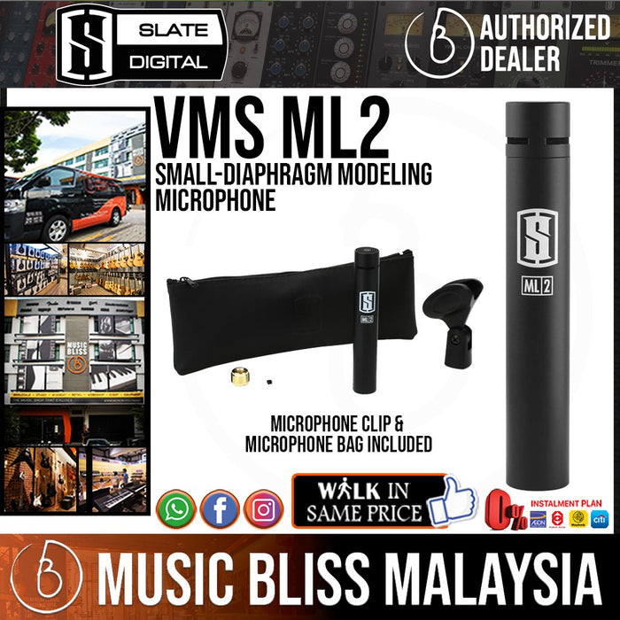 Slate Digital VMS ML-2 Small-diaphragm Modeling Microphone - Music Bliss Malaysia