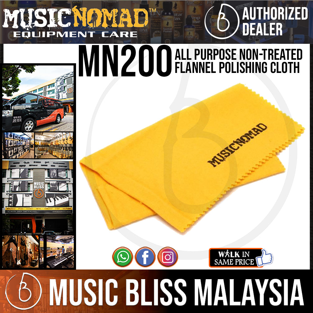 MusicNomad All Purpose Flannel Polishing Cloth