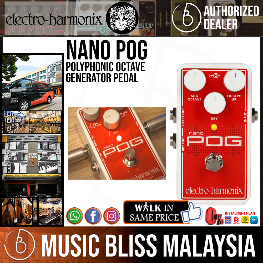 Electro Harmonix Nano Pog Polyphonic Octave Generator Pedal
