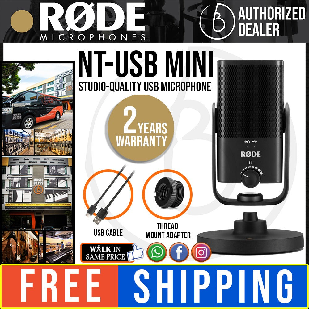 Rode NT-USB Mini Studio Condenser Microphone