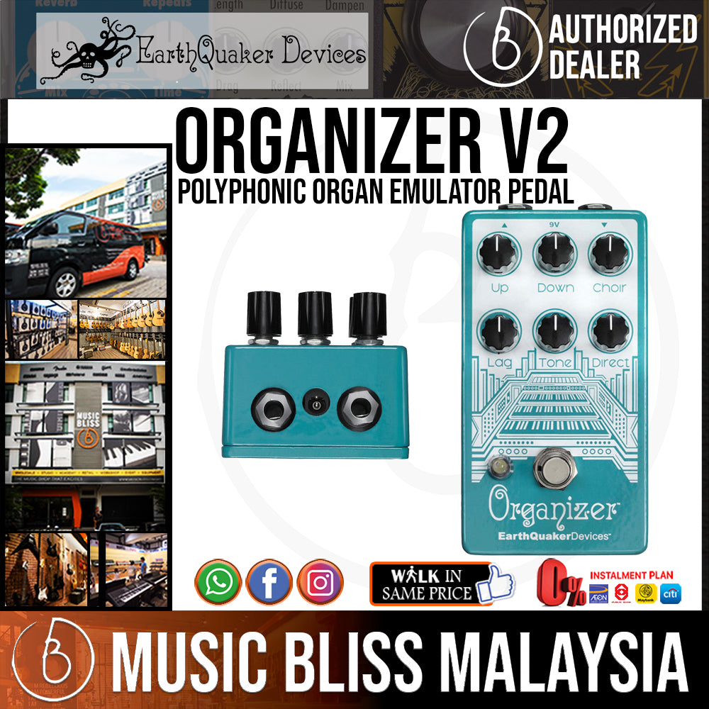 EarthQuaker Devices Organizer V2 Polyphonic Organ Emulator