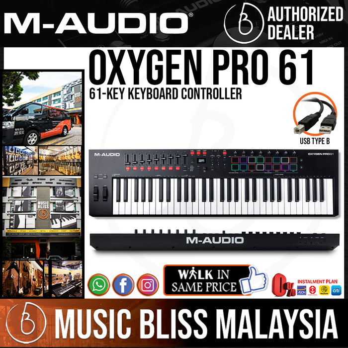 Controlador MIDI M-Audio OXYGEN PRO 61