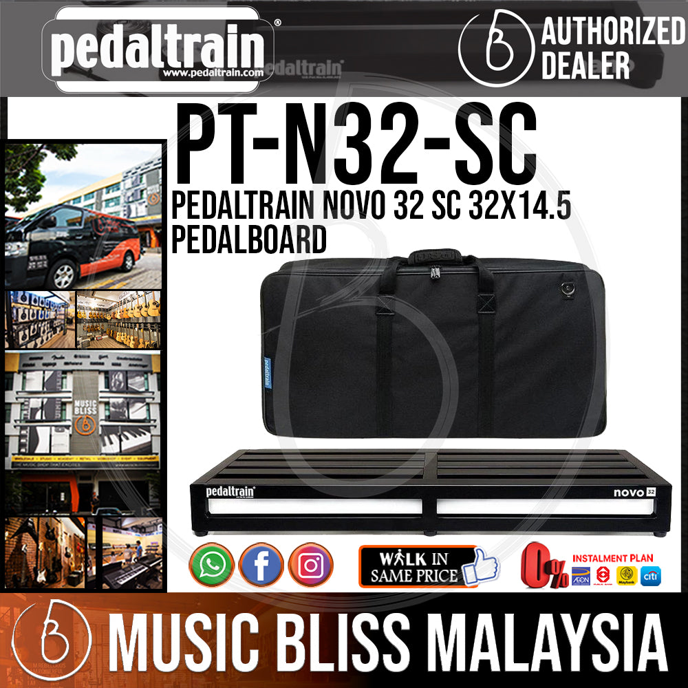 Pedaltrain Novo 32 SC 32x14.5 Pedalboard with Soft Case | Music