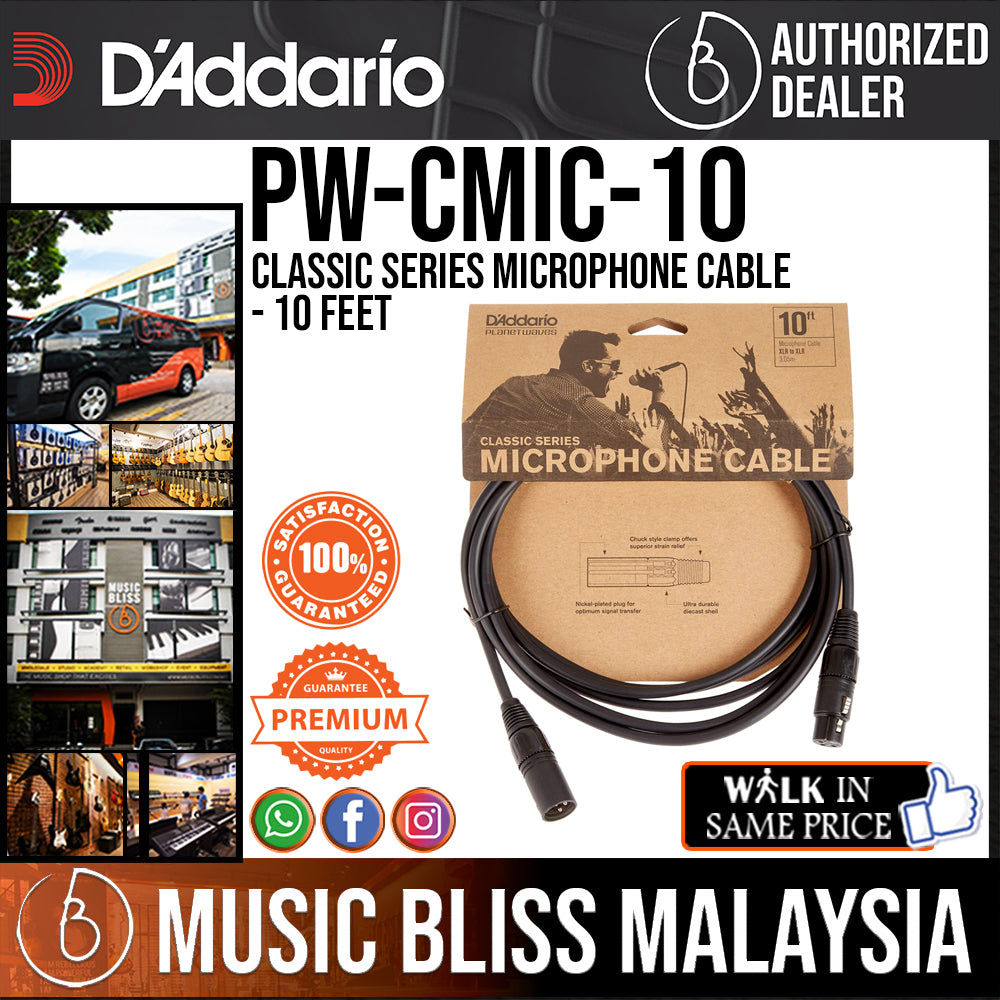 Classic Series Microphone/Powered Speaker Cable, PW-CMIC-10