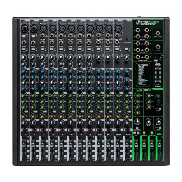 Mackie ProFX16v3 16-channel Mixer with USB and Effects (Pro FX 16v3 / Pro FX16 v3) - Music Bliss Malaysia