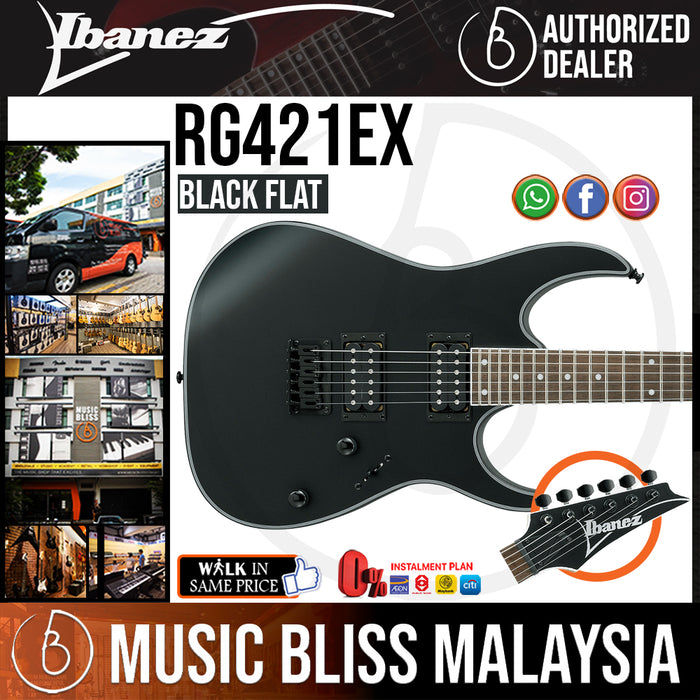 Ibanez RG421EX - Black Flat (RG421EX-BKF) 