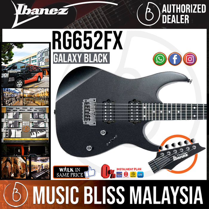 Ibanez RG Prestige RG652FX - Galaxy Black | Music Bliss Malaysia