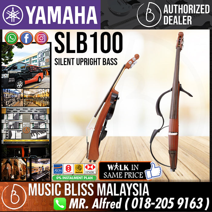 Yamaha SLB100 Silent Upright Bass | Music Bliss Malaysia