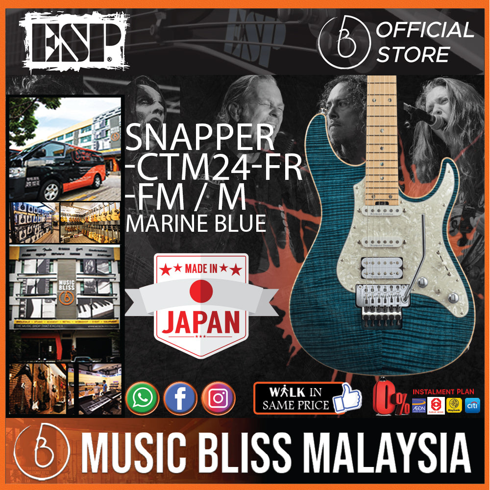 ESP SNAPPER CTM FM MAPLE MARINE BLUE