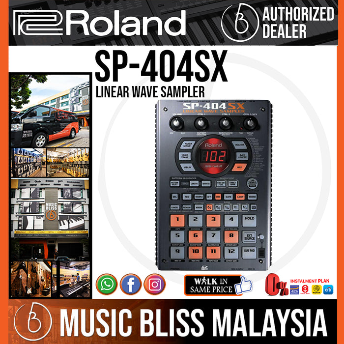 Roland SP-404SX Linear Wave Sampler (SP404SX) - Music Bliss Malaysia