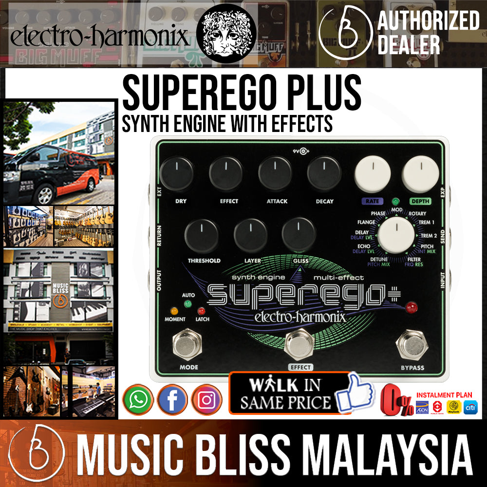 Electro Harmonix Superego Plus Synth Engine with Effects | Music