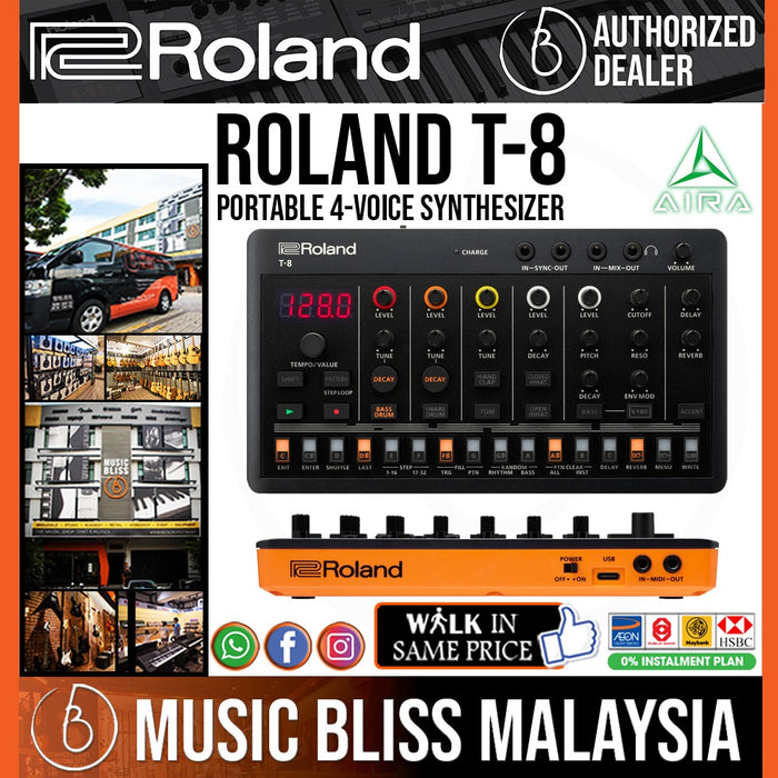 Roland Aira Compact T-8 Beat Machine | Music Bliss Malaysia