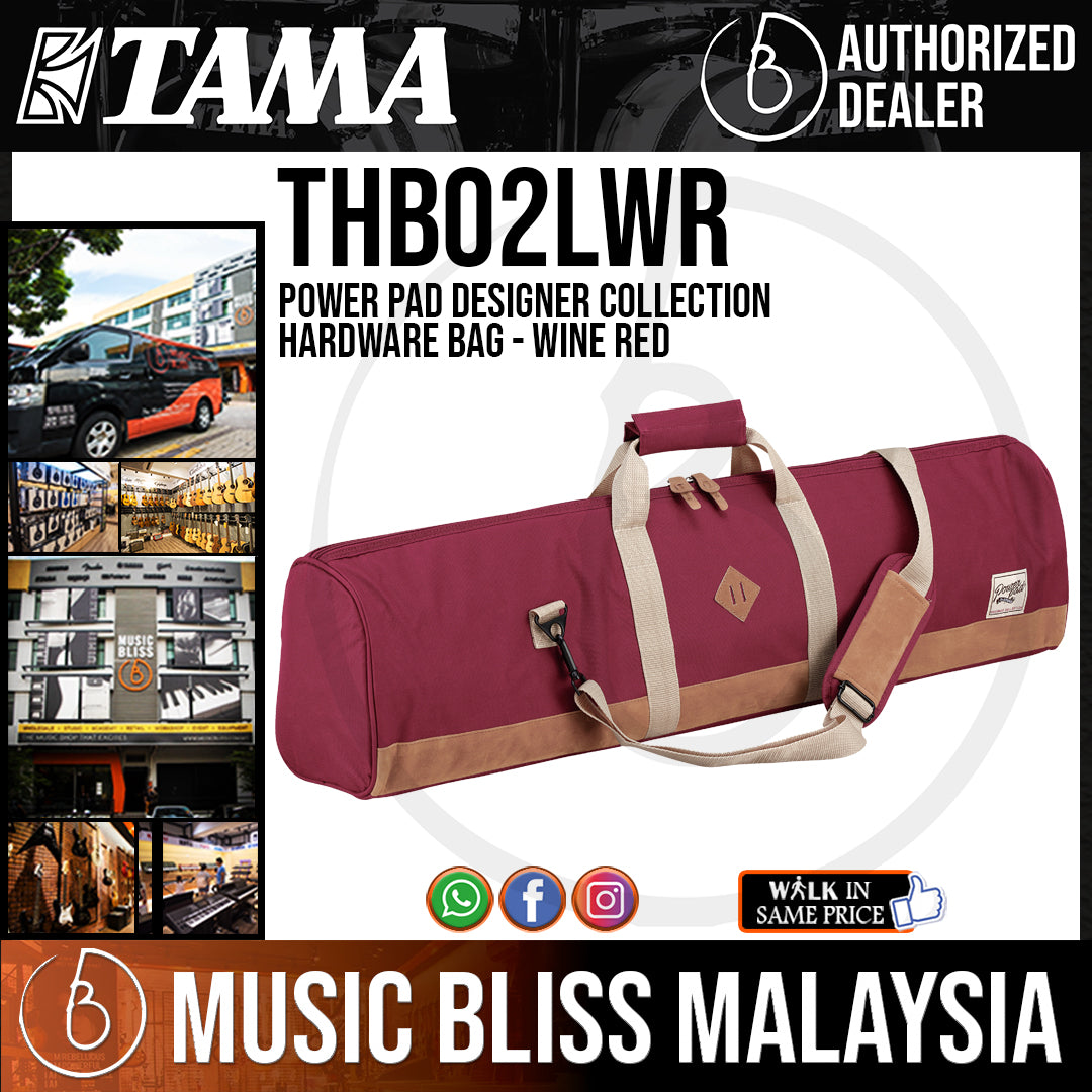 Tama THB02LWR PowerPad Hardware Bag - Wine Red 