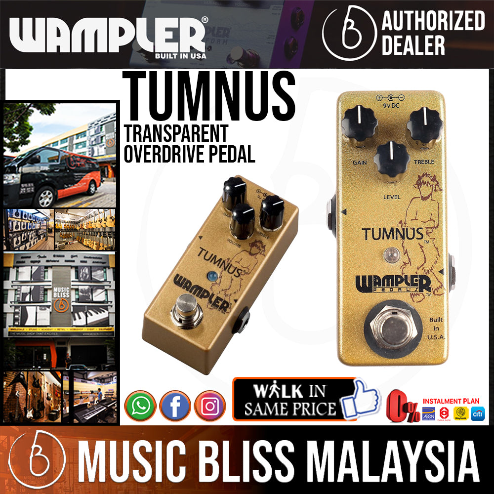 Wampler Tumnus Transparent Overdrive Pedal | Music Bliss Malaysia