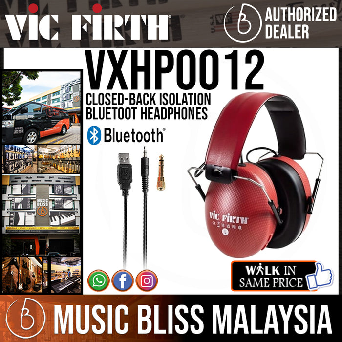 Vic Firth VXHP0012 Bluetooth Isolation Headphone - Music Bliss Malaysia