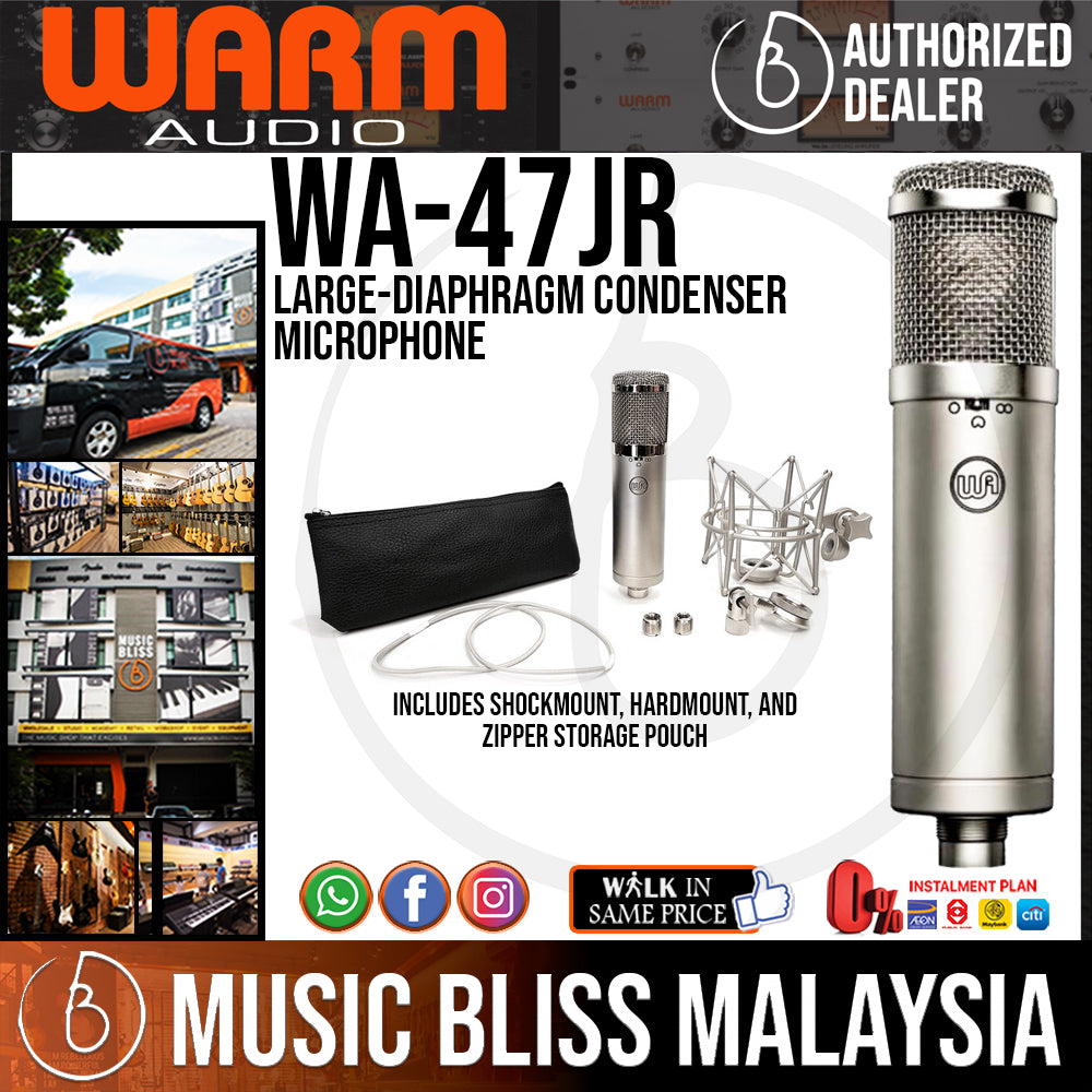 Warm Audio WA-47Jr Large-diaphragm Condenser Microphone | Music