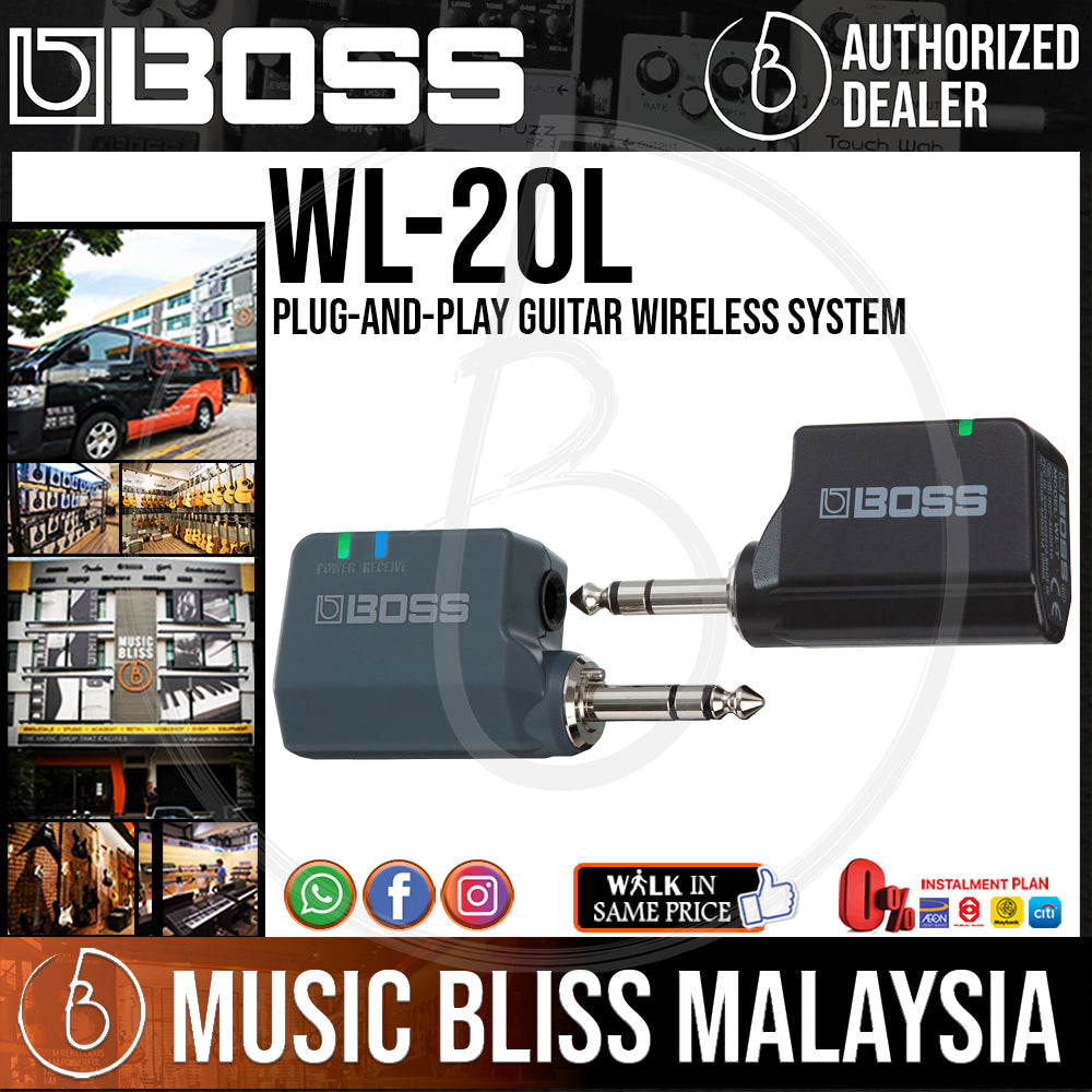 Boss WL-20L Guitar Wireless System | Music Bliss Malaysia