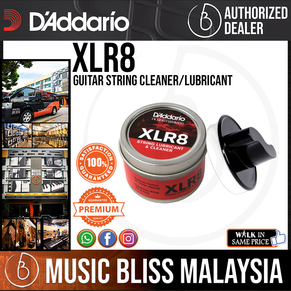  D'Addario Accessories XLR8 String Lubricant/Cleaner : Musical  Instruments