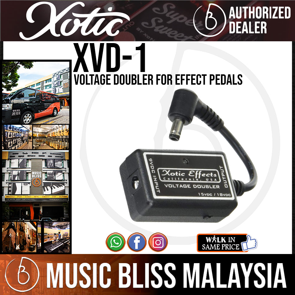 Xotic XVD-1 Voltage Doubler For Effect Pedals | Music Bliss Malaysia