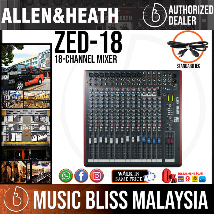 半額特販ALLEN＆HEATH ZED18 ZED-18 ZED1802/X マルチパーパスミキサー ミキサー