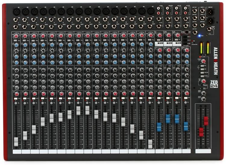 Allen & Heath ZED-24 Mixer with USB (ZED24) - Music Bliss Malaysia