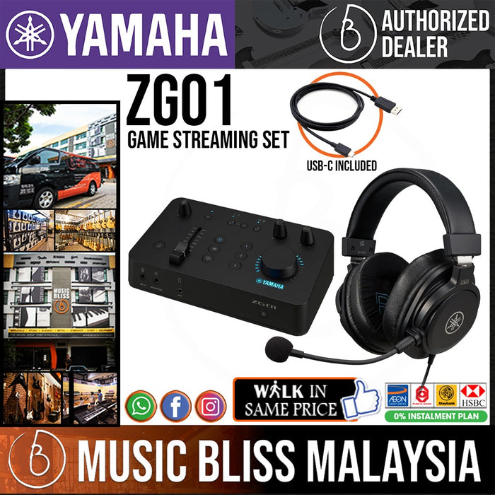 Yamaha ZG01 Game Streaming Pack (ZG-01) | Music Bliss Malaysia