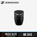 Sennheiser ME 34 B MZH Cardioid Microphone Capsule - Black - Music Bliss Malaysia