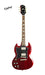 Epiphone SG Standard Left-Handed Electric Guitar - Cherry - Music Bliss Malaysia