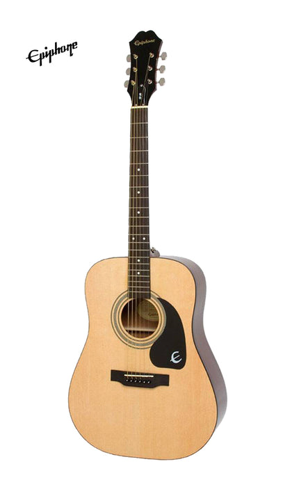 Epiphone DR-100 Dreadnought Acoustic Guitar - Natural (DR100) - Music Bliss Malaysia