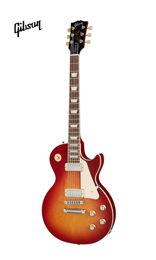 GIBSON LES PAUL DELUXE 70S ELECTRIC GUITAR - 70S CHERRY SUNBURST - Music Bliss Malaysia