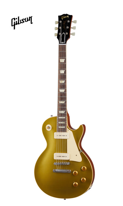 GIBSON 1956 LES PAUL GOLDTOP REISSUE ULTRA LIGHT AGED ELECTRIC GUITAR - DOUBLE GOLD - Music Bliss Malaysia