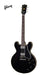 GIBSON 1959 ES-335 REISSUE ULTRA LIGHT AGED SEMI-HOLLOWBODY ELECTRIC GUITAR - EBONY - Music Bliss Malaysia