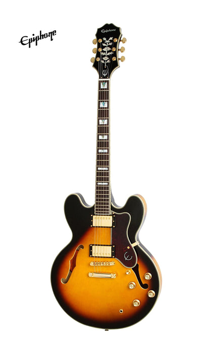 Epiphone Sheraton-II Pro Semi-Hollowbody Electric Guitar - Vintage Sunburst - Music Bliss Malaysia