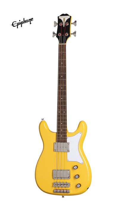 Epiphone Newport Electric Bass Guitar - Sunset Yellow - Music Bliss Malaysia