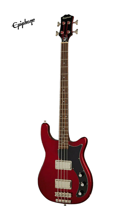 Epiphone Embassy Bass Guitar - Sparkling Burgundy - Music Bliss Malaysia