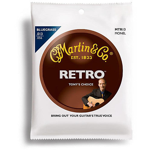 Martin MTR13 Retro Acoustic Guitar Strings - .013-.056 Tony Rice Bluegrass - Music Bliss Malaysia