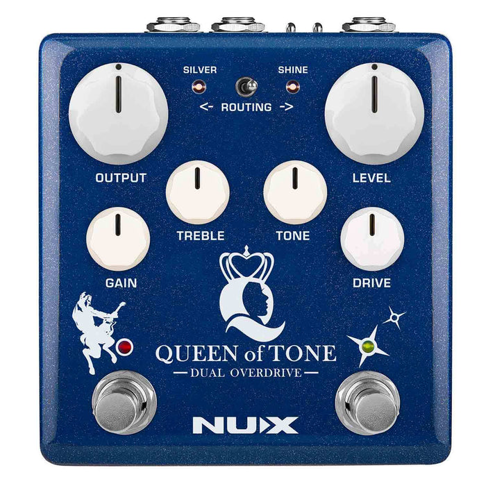 NUX NDO6 Queen of Tone Dual Overdrive Pedal - Music Bliss Malaysia