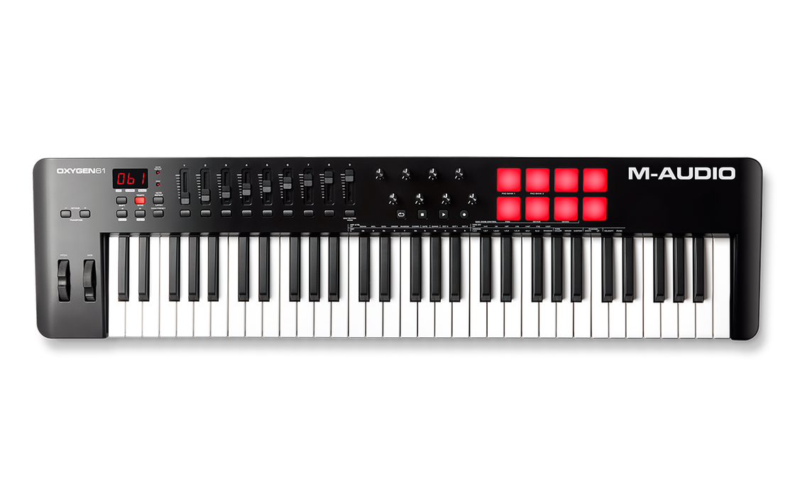 M-Audio Oxygen 61 MKV 61-key Keyboard Controller - Music Bliss Malaysia