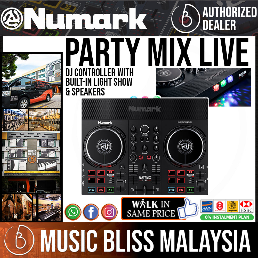 Numark Party Mix Live DJ Controller with Built-in Light Show