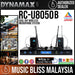 DYNAMAX RC-U8050B Dual UHF Wireless Headset Microphone for Performance/Speech - Music Bliss Malaysia