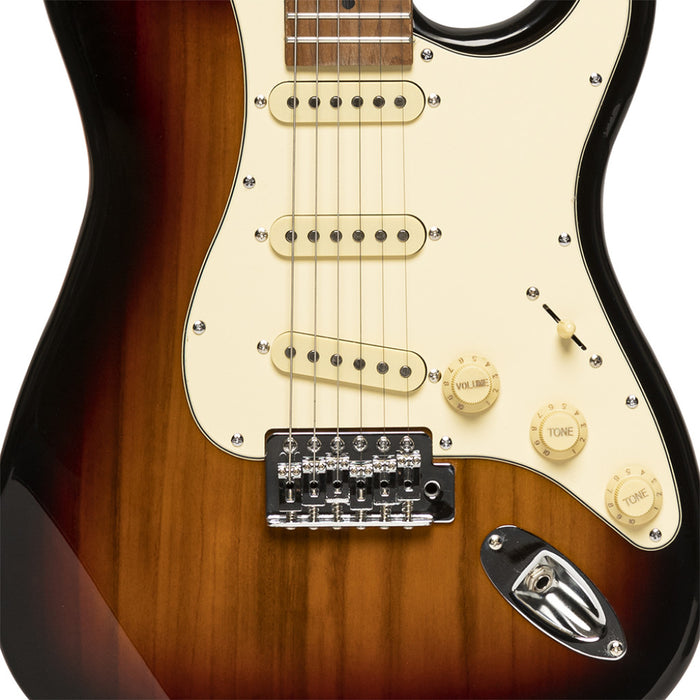 Stagg SES-55 Series 55 Electric Guitar - Sunburst - Music Bliss Malaysia