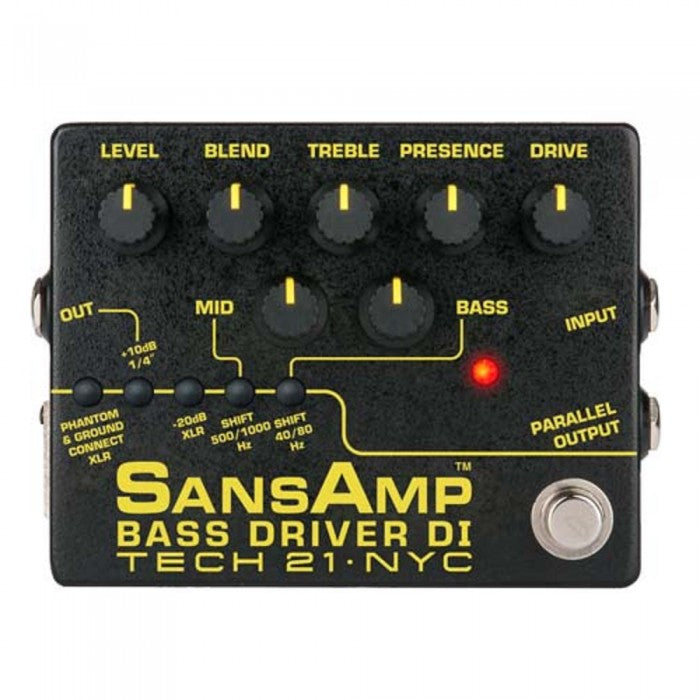 Tech 21 SansAmp Bass Driver DI V2 Effects Pedal | Music Bliss Malaysia