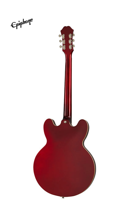 Epiphone Riviera Semi-Hollowbody Electric Guitar - Sparkling Burgundy - Music Bliss Malaysia