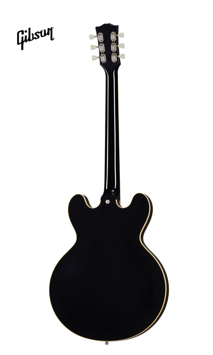 GIBSON 1959 ES-335 REISSUE ULTRA LIGHT AGED SEMI-HOLLOWBODY ELECTRIC GUITAR - EBONY - Music Bliss Malaysia