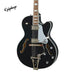 Epiphone Emperor Swingster Hollowbody Electric Guitar - Black Aged Gloss - Music Bliss Malaysia