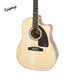 Epiphone J-45 EC Studio Acoustic-Electric Guitar - Natural (J45) - Music Bliss Malaysia