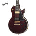 Epiphone Jerry Cantrell "Wino" Les Paul Custom Electric Guitar, Case Included - Wine Red - Music Bliss Malaysia