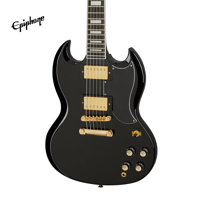 Epiphone SG Custom Electric Guitar - Ebony - Music Bliss Malaysia